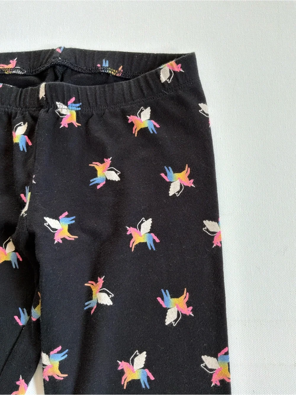 Cat & Jack Black Unicorn Leggings